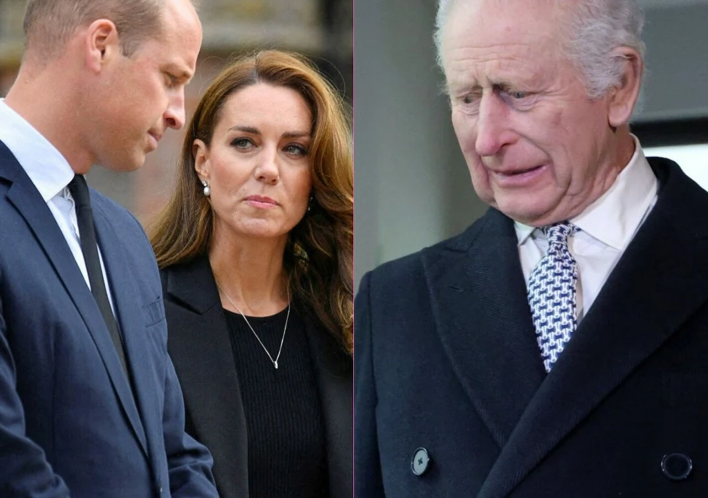 Księżna Kate, książę William i król Karol III