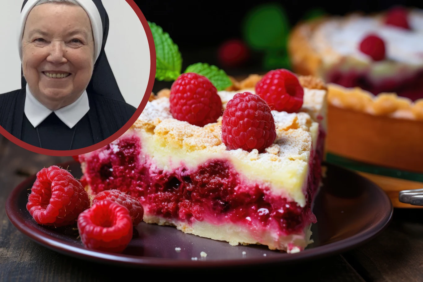 ​Takie ciasto z malinami robi siostra Anastazja. Wszystkie koleżanki poproszą o przepis