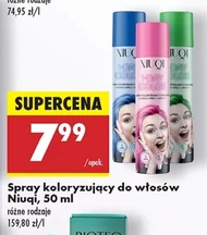 Spray koloryzujący do włosów Niuqi