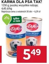 Karma dla psa Tak!