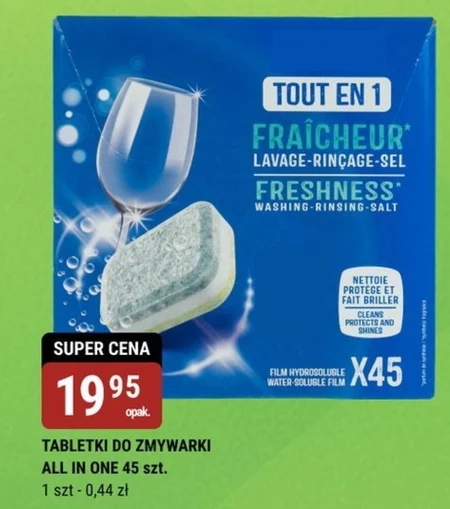 Tabletki do zmywarki All