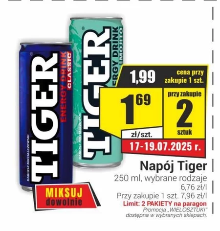 Napój energetyczny Tiger