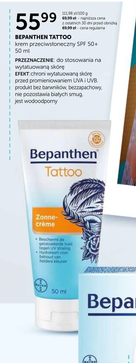 Krem przeciwsłoneczny Bepanthen