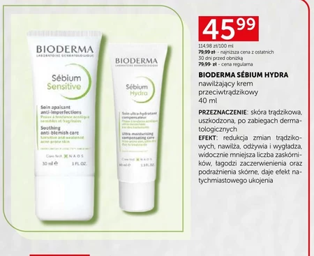 Krem antytrądzikowy Bioderma