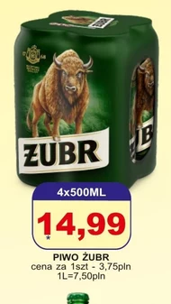 Пиво Żubr