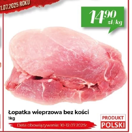 Łopatka bez kości Data