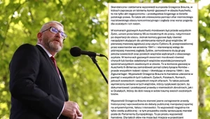 Burza po skandalicznych słowach Brauna. Muzeum Auschwitz i ambasada reagują
