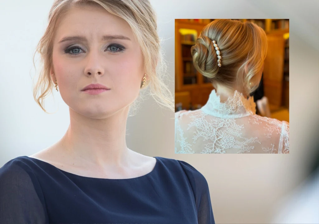 Fryzura Kingi Dudy na ślubie Fryzura Kingi Dudy na ślubie