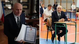 Najstarszy maturzysta ze specjalnym wyróżnieniem. "Honorowe świadectwo"
