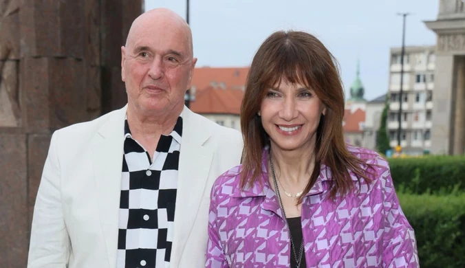 Grażyna Wolszczak i Cezary Harasimowicz na gali Full Moon Evening