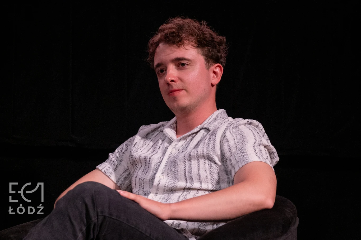 Hubert Walkowski podczas przedpremiery "Dziewczyny z Kolonii" w EC1 Łódź