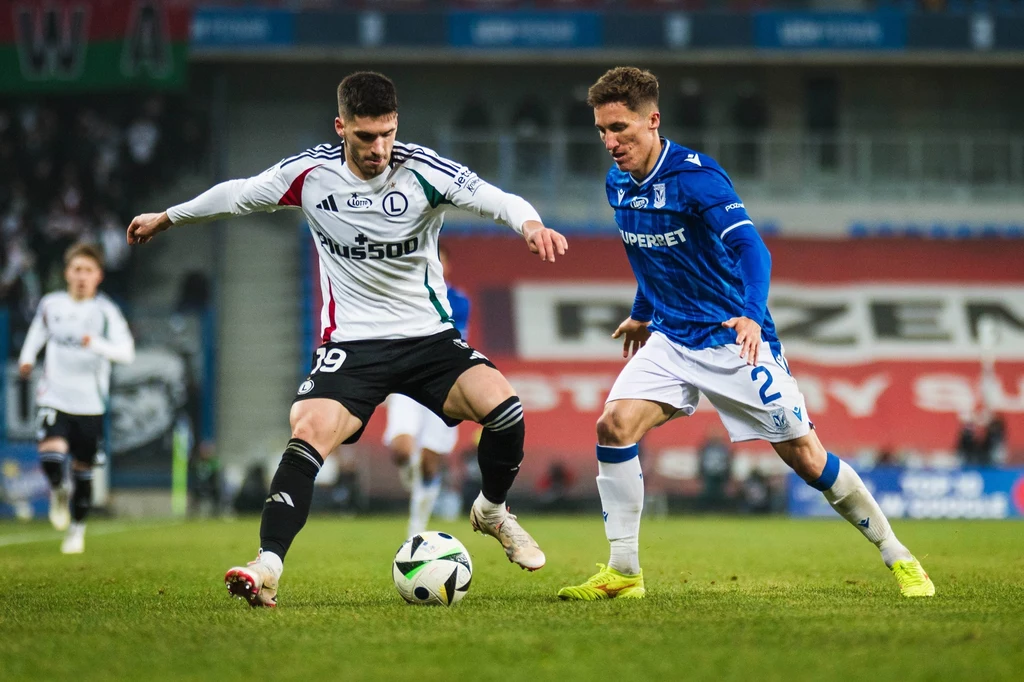 Mecz Lech Poznań - Legia Warszawa w 15. kolejce PKO BP Ekstraklasy sezonu 2024/2025
