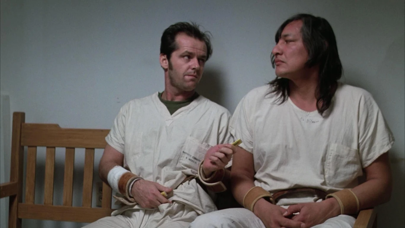 Jack Nicholson i Will Sampsonw scenie z filmu