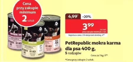 Karma dla psa PetRepublic