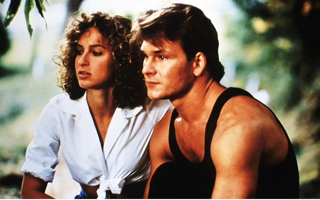 Patrick Swayze i Jennifer Grey na palnie "Dirty Dancing"