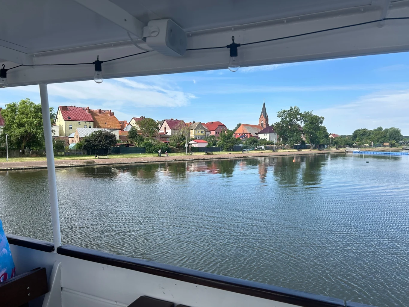 Nowe Warpno to pierwszy przystanek na trasie tramwaju wodnego