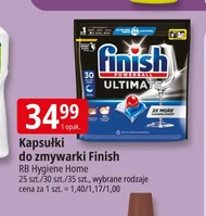 Kapsułki do zmywarki Finish