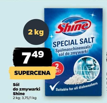 Sól do zmywarki Shine