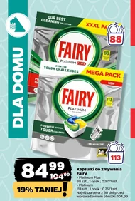 Kapsułki do zmywarki Fairy