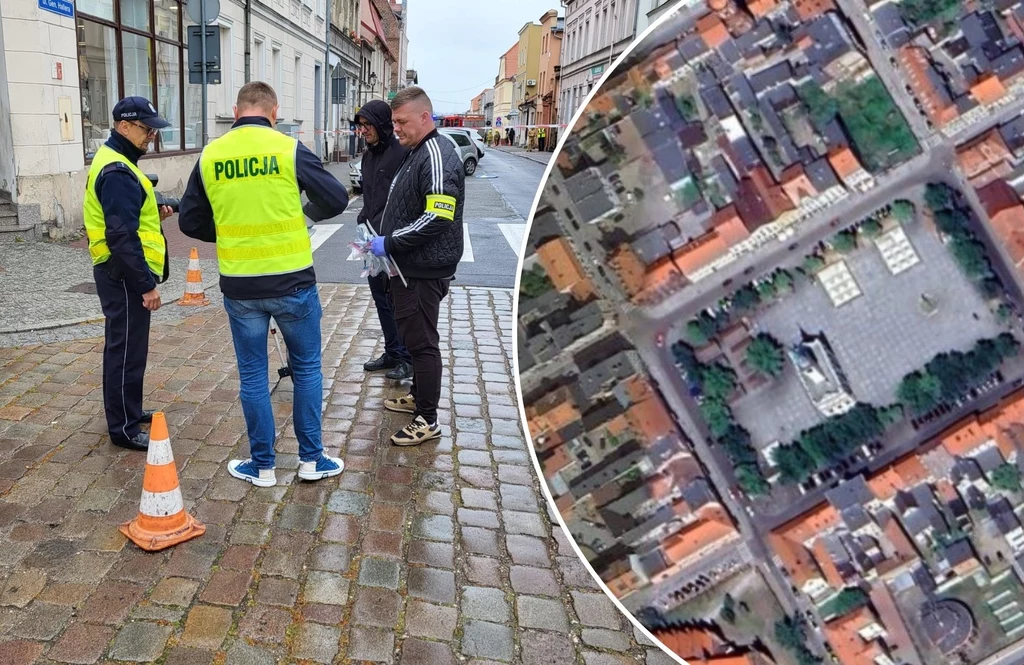 Samochód wjechał w grupę ludzi w Chełmnie Samochód wjechał w grupę ludzi w Chełmnie