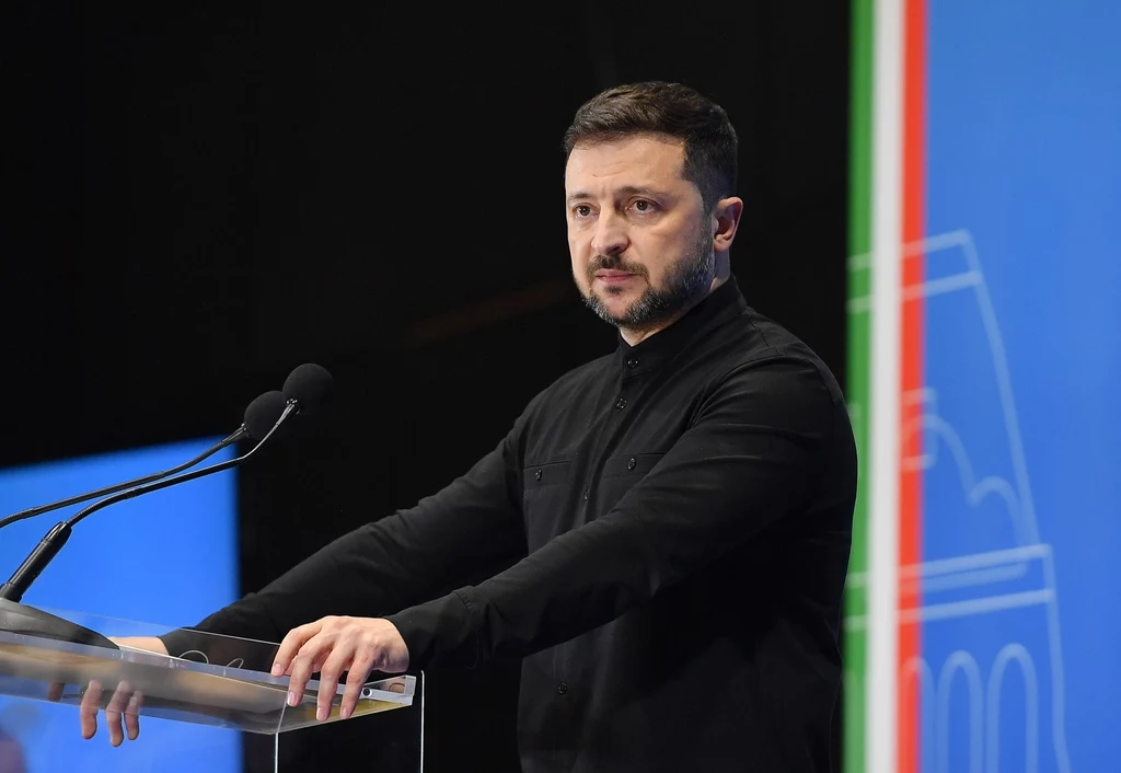 Prezydent Ukrainy Wołodymyr Zełenski