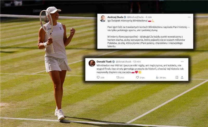 Iga Świątek wygrała Wimbledon Iga Świątek wygrała Wimbledon