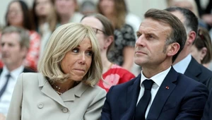 Brigitte Macron zachwyca stylem w Anglii. Nie obyło się jednak bez wpadki 