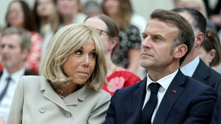  Brigitte i Emmanuel Macron podczas wizyty w Wielkiej Brytanii