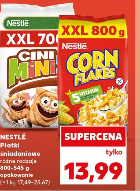 Płatki śniadaniowe Nestle