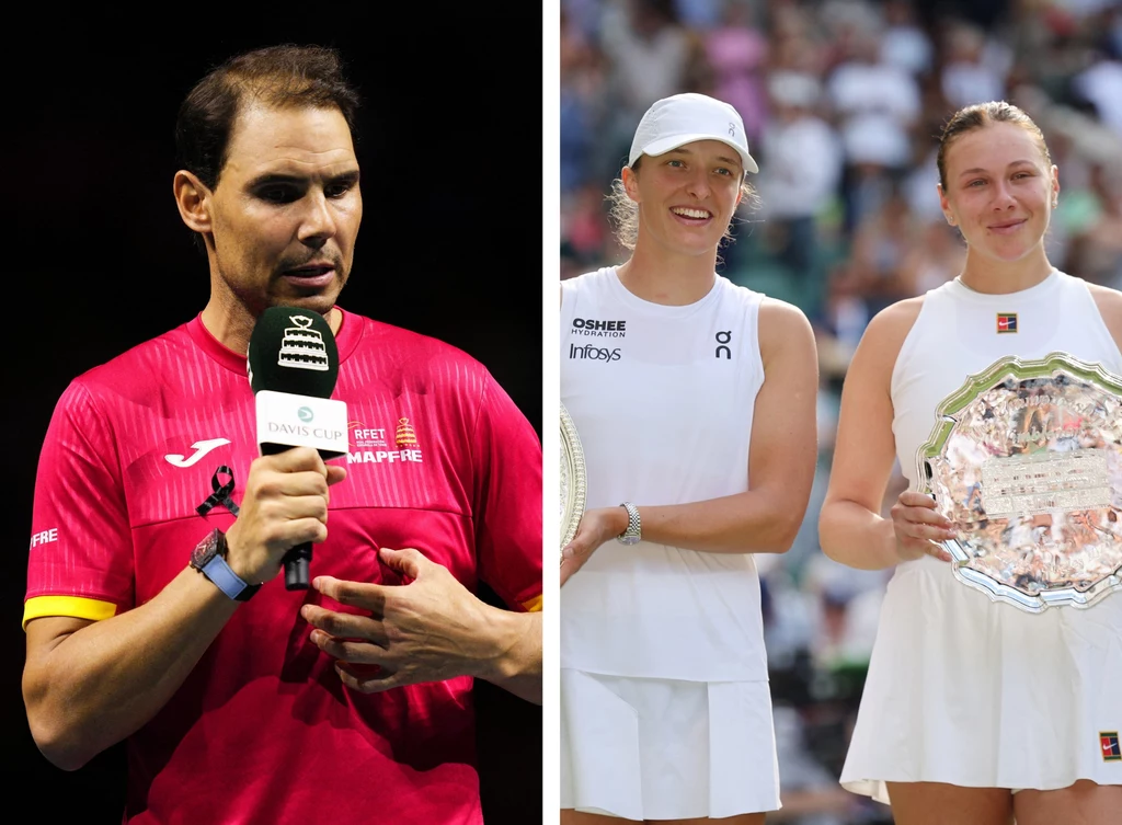 Rafael Nadal po finale Wimbledonu pogratulował Idze Świątek i Amandzie Anisimovej