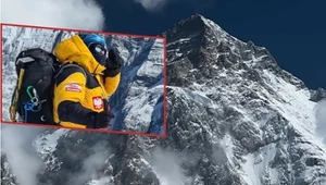 Pasmo górskie Karakorum. Waldemar Kowalewski ze złamaną nogą czekał na pomoc ekipy ratunkowej (Źródło: Eastnews/Instagram/waldemar.kowalewski.climber/ )