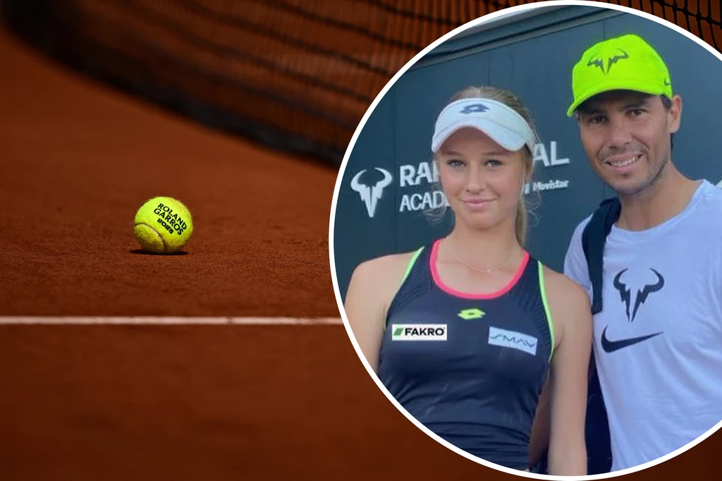 Barbara Kostecka i Rafael Nadal w akademii Hiszpana na Majorce Barbara Kostecka i Rafael Nadal w akademii Hiszpana na Majorce