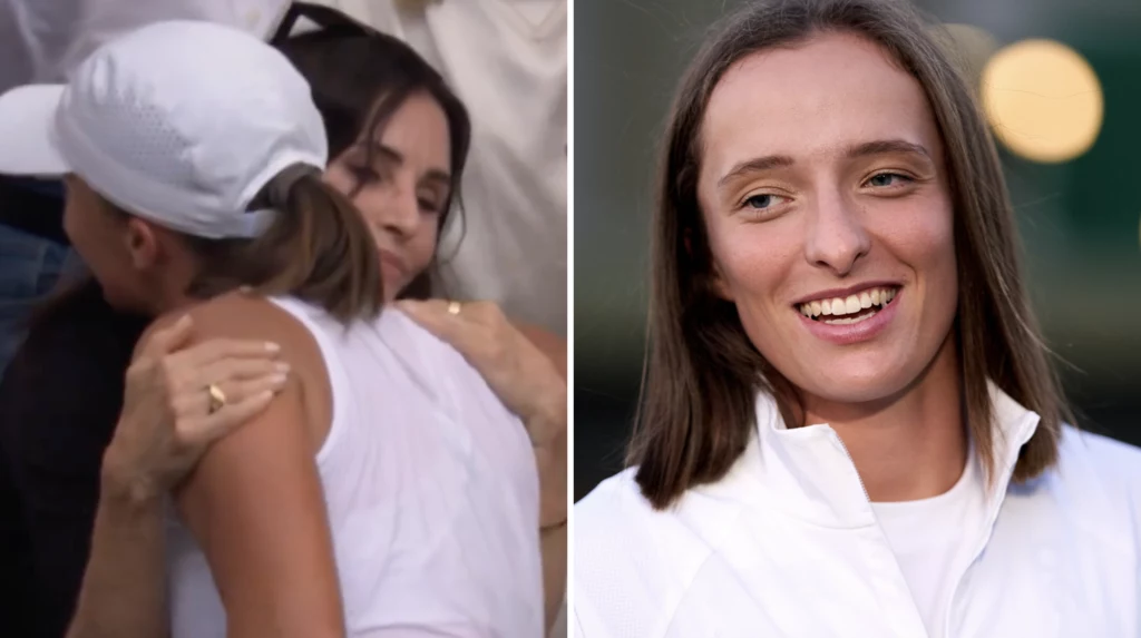 Courteney Cox zjawiła się na meczu finałowym Igi Świątek na Wimbledonie