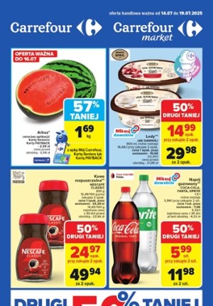 Gazetka promocyjna Carrefour, ważna od 14.07.2025 do 19.07.2025.