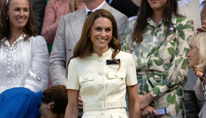 Księżna Kate zachwyciła swoim wyglądem podczas pierwszego dnia finałów Wimbledonu 