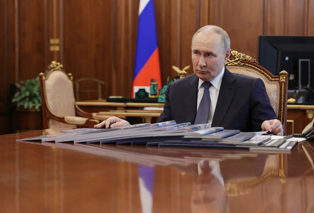 Przywódca Rosji Władimir Putin Przywódca Rosji Władimir Putin