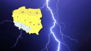 Niebezpieczne burze w poniedziałek mogą występować w praktycznie całej Polsce. Nieco spokojniej będzie tylko na południowym zachodzie kraju