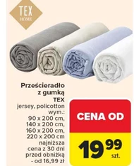 Prześcieradło z gumką TEX