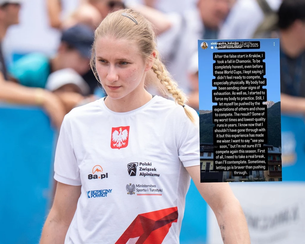 Aleksandra Kałucka i jej wpis w mediach społecznościowych Aleksandra Kałucka i jej wpis w mediach społecznościowych
