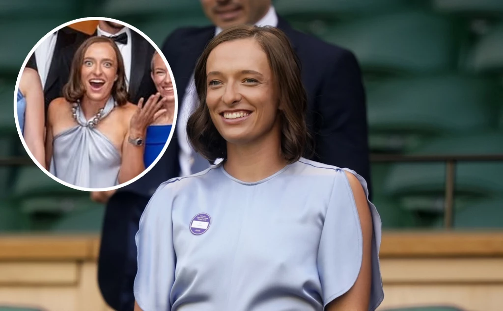Iga Świątek na balu mistrzów Wimbledonu 2025 Iga Świątek na balu mistrzów Wimbledonu 2025