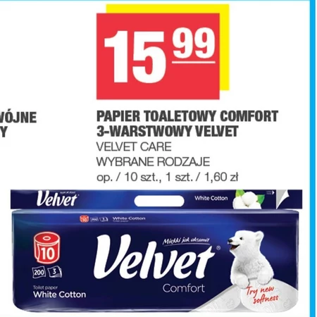 Papier toaletowy Velvet