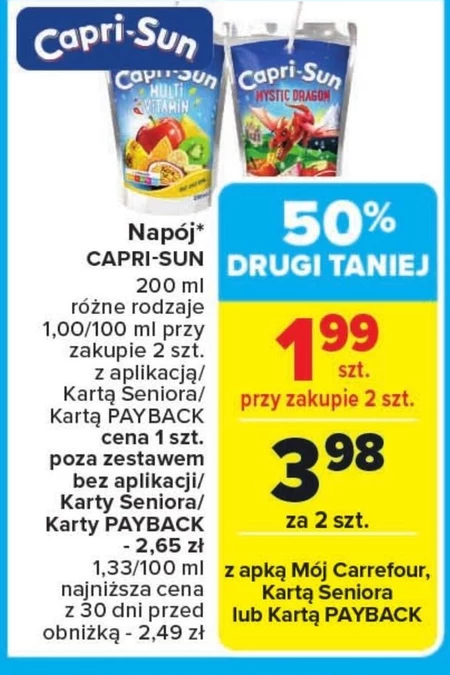 Napój Capri Sun