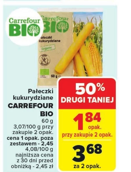 Pałeczki kukurydziane Carrefour