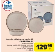 Komplet naczyń obiadowych Carrefour