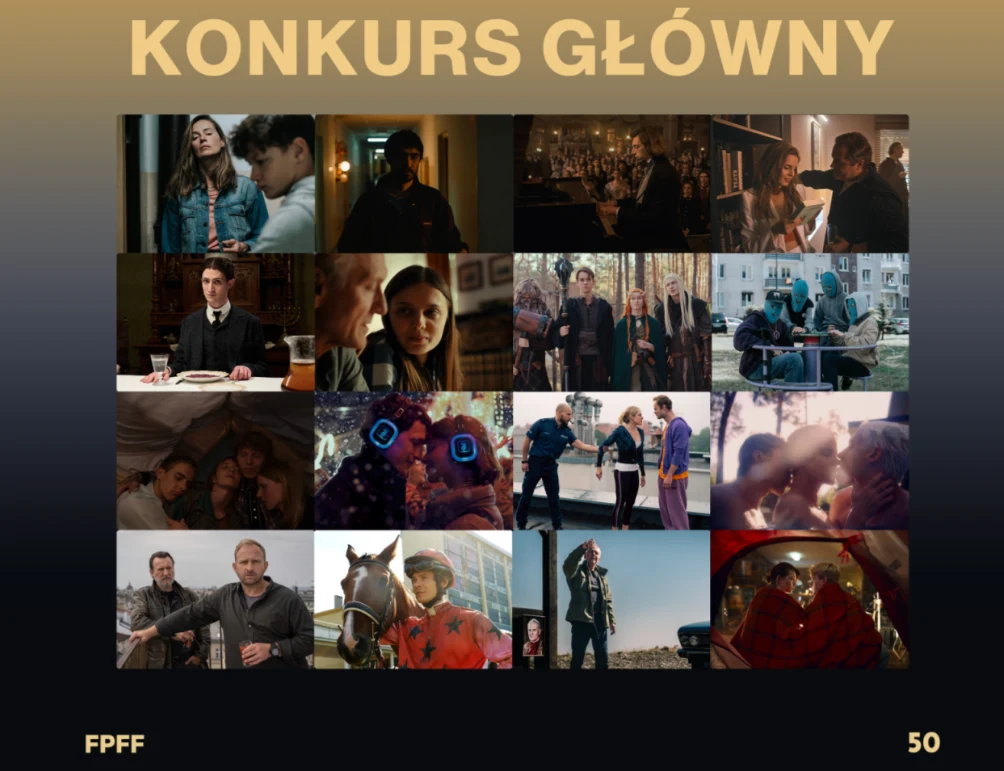 Konkur Główny 50. Festiwalu Polskich Filmów Fabularnych w Gdyni Konkur Główny 50. Festiwalu Polskich Filmów Fabularnych w Gdyni