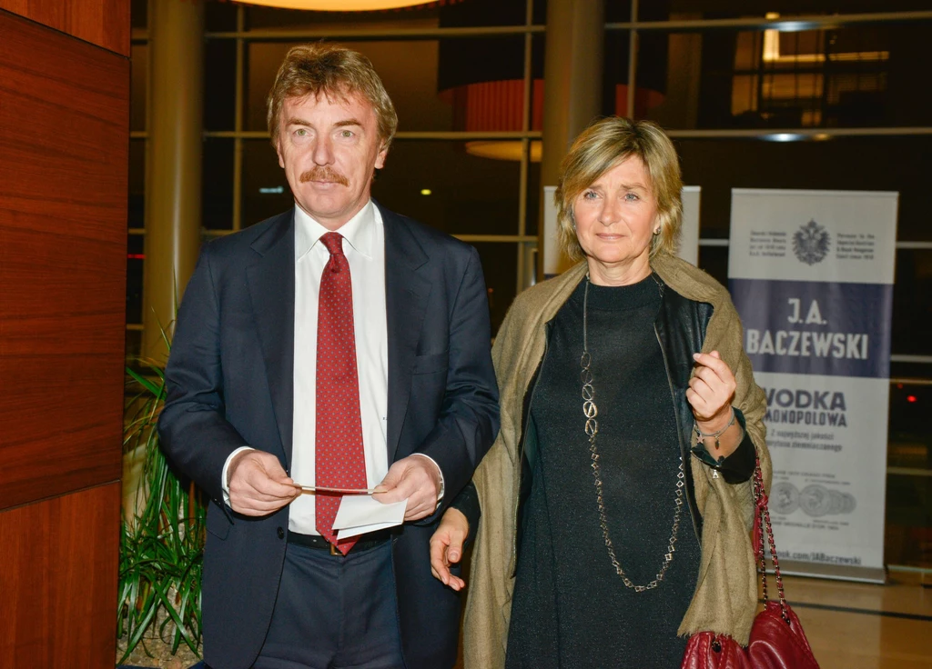 Zbigniew Boniek z żoną, Wiesławą