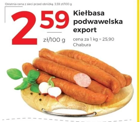 Kiełbasa podwawelska Chabura