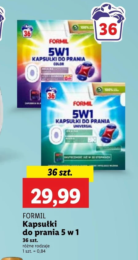 Kapsułki do prania Formil