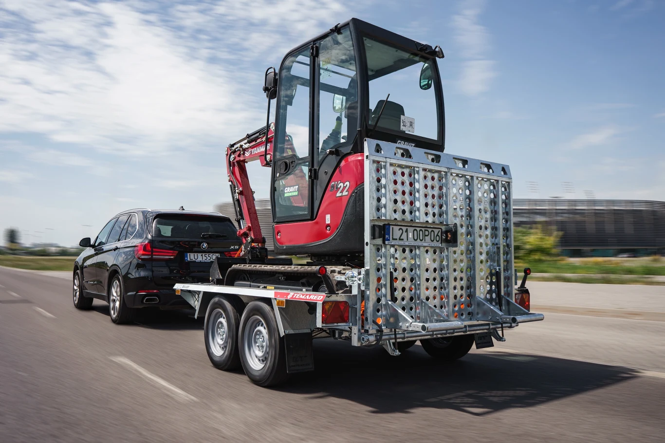 Przyczepa pod minikoparkę TEMARED BUILDER 3 2615/2 S 2,7T