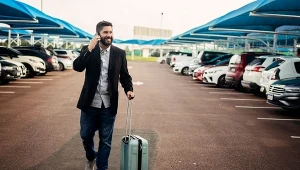 Parking przy lotnisku Chopina